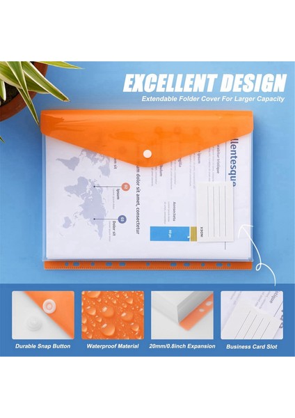 12 Paket Genişletilebilir Klasörler Zarflar 11 Delikli Klasörler (Yurt Dışından) indirimleri