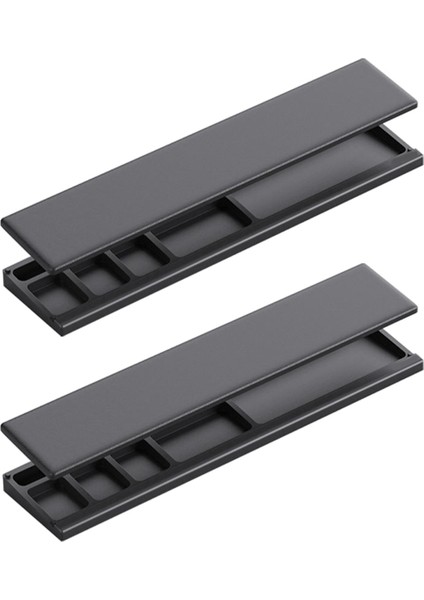 Masaüstü Bölme Kasası ile 2 Adet Klavye Bilek Desteği Desteği (Yurt Dışından)