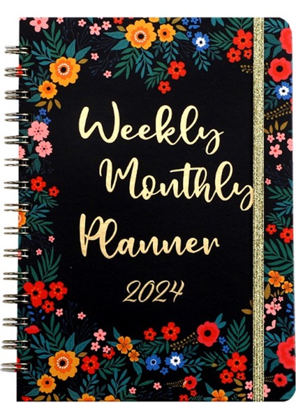 2024 Sekmeli Planlayıcı, Ocak - Aralık 2024, Planner Weekly, 15,5X21,5 cm B (Yurt Dışından)