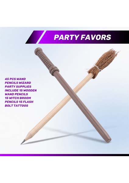 45 Adet Asa Kalemler Sihirbaz Parti Malzemeleri (Yurt Dışından) fırsatları