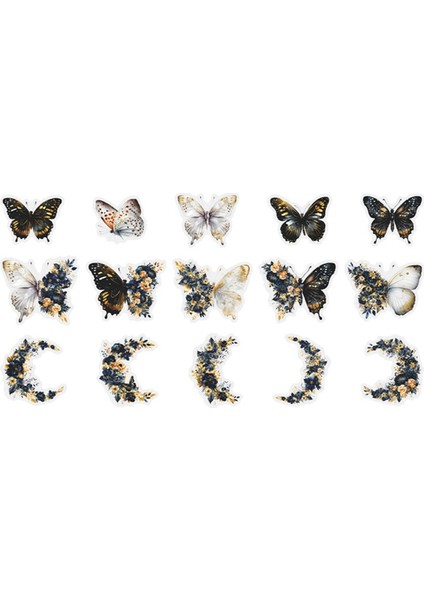 Defter Dekorasyon Malzemesi Günlük Kelebek Çıkartmaları (Yurt Dışından) modelleri