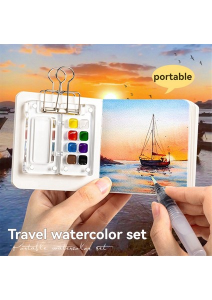 Taşınabilir Palet, Boya Paleti, Mini Suluboya Eskiz Defteri, Cb (Yurt Dışından) fiyatları