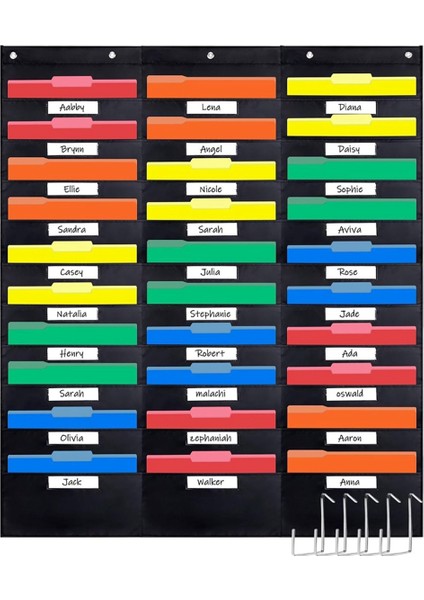 30 Cepli Dosya Cep Tablosu, 42 Inç Genişlik x 47 Inç Yükseklik (Yurt Dışından)