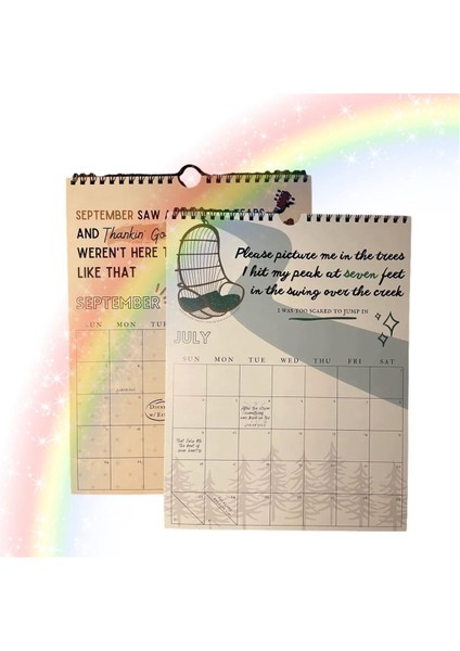 2024 Kükreyen Yirmiler Duvar Takvimi, 12 Aylık Takvim Planlayıcısı, 2 Adet (Yurt Dışından) indirimleri