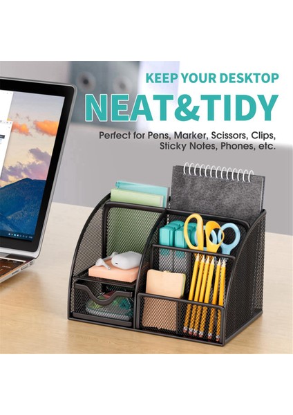 Masaüstü Düzenleyici, 6 Bölmeli Kalemlik ve Düzenleyici (Yurt Dışından) indirimleri