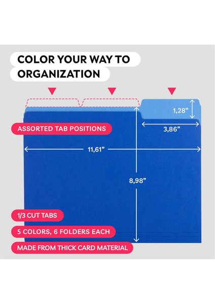 Renkli Dosya Klasörleri - Renkli Klasörler - Renkli Dosya Klasörleri Mektup (Yurt Dışından) modelleri