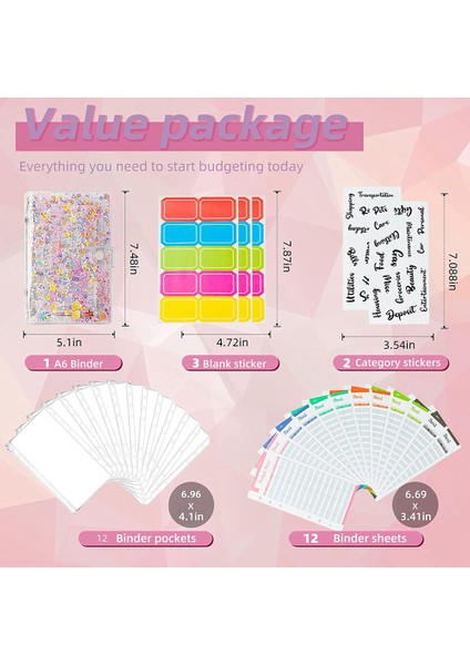 Nakit Zarfları ile Nakit Zarfları Için Bütçe Bağlayıcı Para Düzenleyici (Yurt Dışından) fırsatları