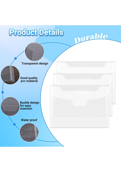 20 Adet Şeffaf Damga ve Kalıp Saklama Çantası Tekrar Kapatılabilir Saklama Cebi (Yurt Dışından) indirimleri