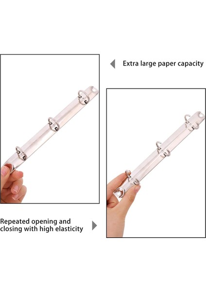 10 Adet A5 Defter 3-Halkalı Kapak Mekanizmalı Mektup (Yurt Dışından) modelleri
