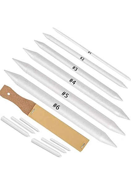 Öğrenciler Için 12 Adet Karıştırma Kütükleri ve Tortillions Kağıt Sanat Karıştırıcıları (Yurt Dışından)