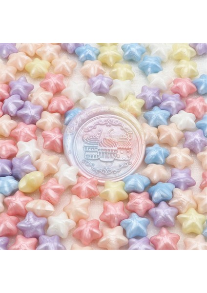 Karışık Renkli Mum Çekirdekleri Yıldız Mühürlü Mum Çekirdekleri, Gösterildiği Gibi (Yurt Dışından) fırsatları