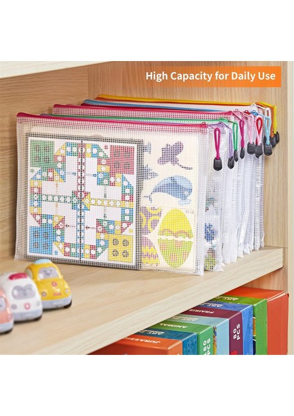 10 Renk Fermuarlı File Belge Çantası A4 Mektup Boyutu File Çanta, 24 Adet (Yurt Dışından) fiyatları