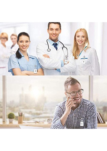 3 Adet Rozet Makaraları Timsah Klipsli Rozet Tutucu Kimlik Isim Etiketi Tutucuları (Yurt Dışından) fırsatları