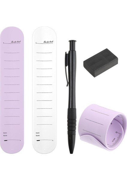 Hemşire Hatırlatıcı Silinebilir Bilek Not Defteri Kalem ve Silgi A (Yurt Dışından)