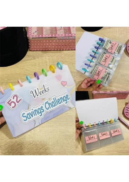 Tasarruf Dosyası Planlayıcısı 52 Hafta Tasarruf Mücadelesi Yeniden Kullanılabilir Bütçe Defteri (Yurt Dışından) fiyatları