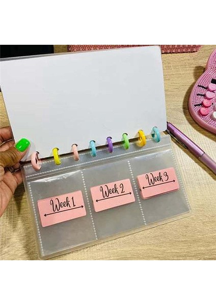 Tasarruf Dosyası Planlayıcısı 52 Hafta Tasarruf Mücadelesi Yeniden Kullanılabilir Bütçe Defteri (Yurt Dışından) fırsatları