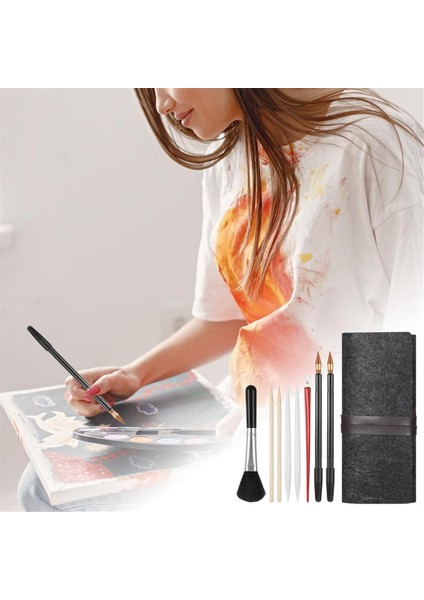 9 Parçalı S Çizik Sanat Aleti, Çizik Boyama Alet Seti, Alet Takımı, (Yurt Dışından) modelleri