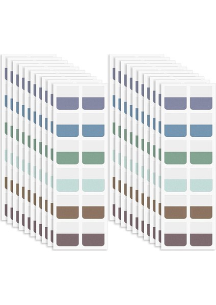 Yapışkan Dizin Kendinden Yapışkanlı Kitap Sekmeleri 1x1.1 Inç Defterler Içinfiles (Yurt Dışından)