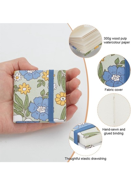 2 Adet Mini Suluboya Eskiz Defteri Küçük Suluboya Eskiz Defteri 40 Sayfa (Yurt Dışından) modelleri