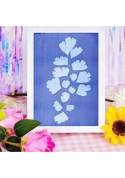 30 Yaprak Sun Baskı Kağıdı Kitleri Siyanotip Kağıdı Kiti A4 Doğa Baskısı (Yurt Dışından) indirimleri