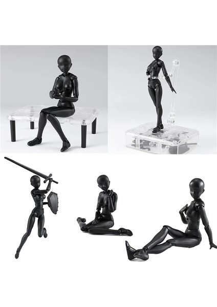 Pvc Model Kutu Figürlü Modeller (Kadın+Erkek,siyah) (Yurt Dışından) modelleri
