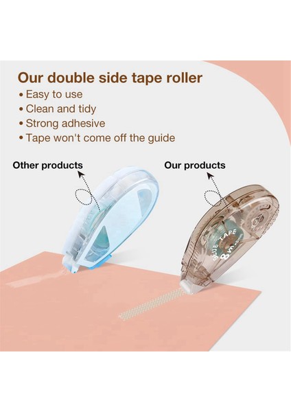 8 Paket Yapışkanlı Scrapbook Tutkal Bant Rulosu (8mm x 210FT) (Yurt Dışından) modelleri