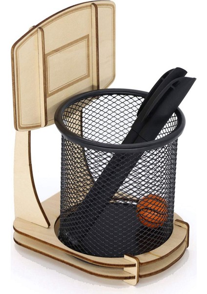 Kalem Kalemlik, El Yapımı Ahşap Basketbol Standı Kalem Düzenleyici (Yurt Dışından) indirimleri