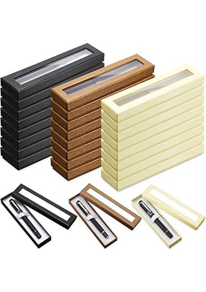 24 Adet Kalem Hediye Kutusu Boş Kalem Kutuları Şeffaf Kapaklı Kalem Sergileme (Yurt Dışından) fiyatları