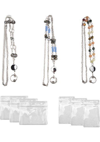 Kadınlar Için Isim Kartı Kimlik Tutuculu 3 Adet Rozet Makaralı Boyun Askısı (Yurt Dışından) modelleri