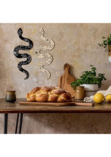 2'li Toprak Oda Duvar Dekoru Boho Sevimli Ahşap Yılan Dekoru (Yurt Dışından) indirimleri