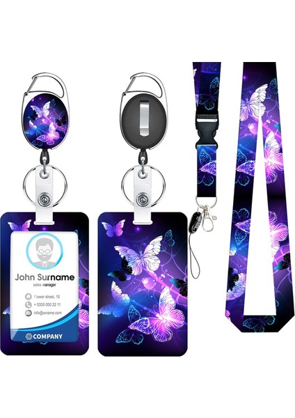 El Kayar Itmeli Kapak Kimlik Tutucu Kelebek Yıldızlı Dijital Baskı B (Yurt Dışından) fiyatları