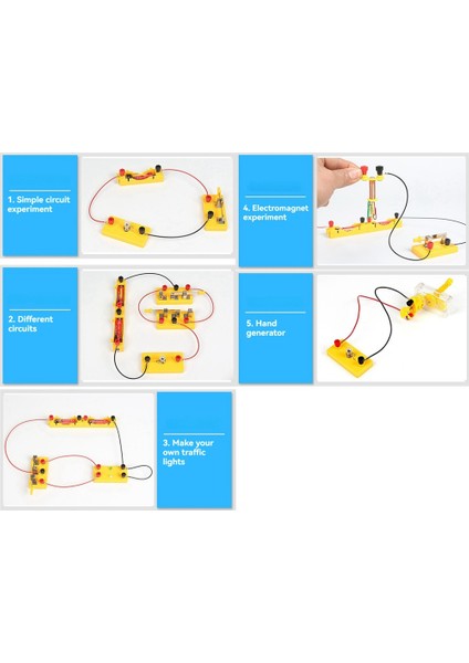 Elektrikli Çocuk Oyuncağı Temel Devre Elektrik Öğrenme Seti (Yurt Dışından) fiyatları