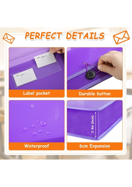 5'li Paket A4 Plastik Dosya Cüzdan Zarf Genişleyen Dosya Klasörü (Yurt Dışından) modelleri