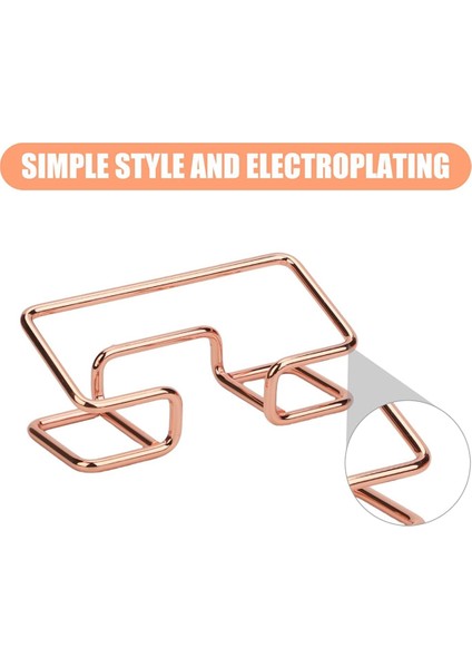 6 Adet Masa Için Kartvizitlik, Metal Kartvizitlik Standı (Yurt Dışından) fiyatları