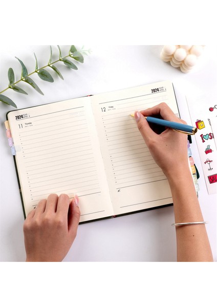 2024 Planlayıcı 365 Gün Kapak Günlük Haftalık Program Defteri Kahverengi (Yurt Dışından) modelleri