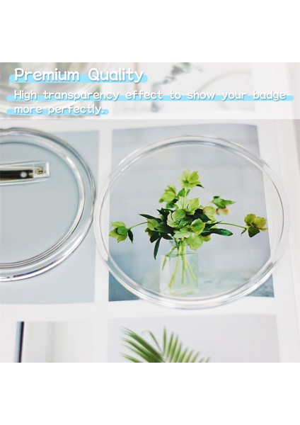 20 Adet Akrilik Düğme Pin Rozeti, Kendin Yap Projeleri Için 3 Inç (Yurt Dışından) indirimleri