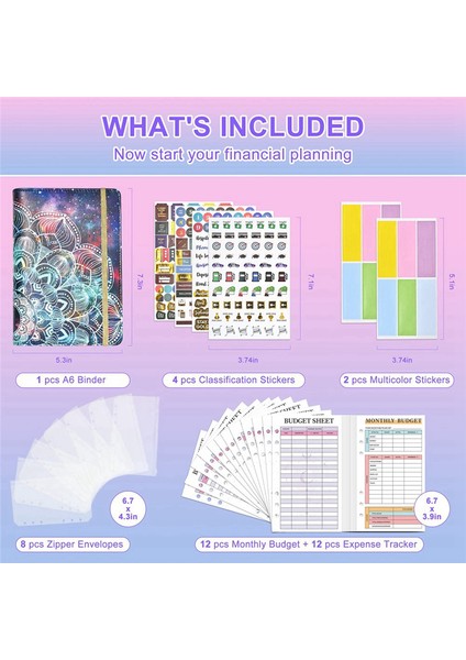 1 Set A6 Bütçe Dosyası, Fermuarlı Zarflı Bütçe Dosyası, B (Yurt Dışından)