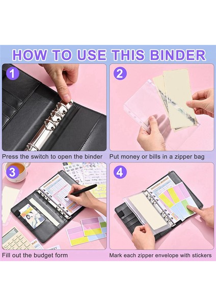 1 Set A6 Bütçe Dosyası, Fermuarlı Zarflı Bütçe Dosyası, B (Yurt Dışından) indirimleri