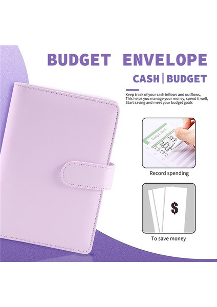 A6 Nakit Zarfları Klasörü,nakit Bütçelemesi Için,zarf Cüzdanı,c (Yurt Dışından)