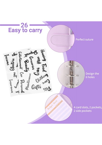 A6 Nakit Zarfları Klasörü,nakit Bütçelemesi Için,zarf Cüzdanı,c (Yurt Dışından) modelleri