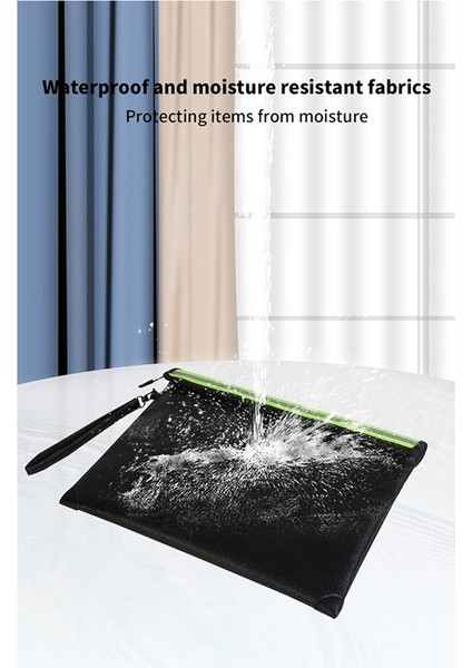 Yangına Dayanıklı Belge Çantası, Fermuarlı Yangına Dayanıklı Güvenli Kese (Yurt Dışından) indirimleri