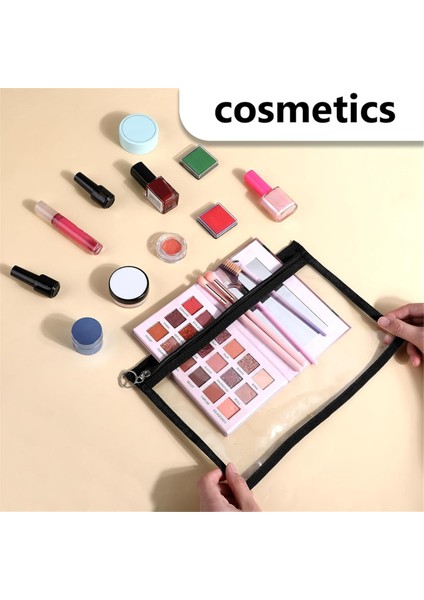 8 Şeffaf Fermuarlı Poşet Pvc Kozmetik Çantası Zarf Saklama Fermuarlı Poşet (Yurt Dışından) fiyatları