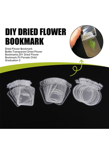 Kurutulmuş Çiçek Ayracı Şişesi, Şeffaf Kurutulmuş Çiçek Ayraçları, C (Yurt Dışından) fırsatları