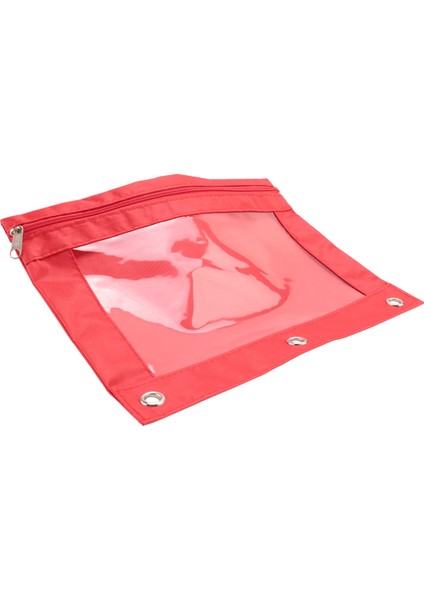 6 Adet Renkli 3 Halka Fermuarlı Kalemlik Şeffaf Pencereli Uygun (Yurt Dışından) fiyatları