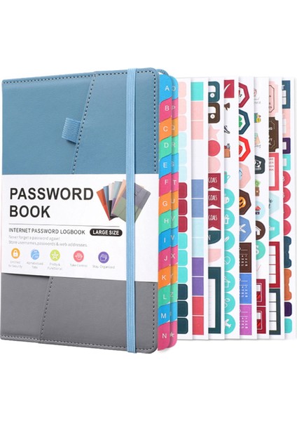 Yaşlılar Için Alfabetik Sekmeli Şifre Saklama Kitabı, B (Yurt Dışından)