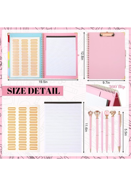 Yeniden Doldurulabilir Not Defteri Tükenmez Kalem Seti, 5 Ayırıcı B (Yurt Dışından) fiyatları