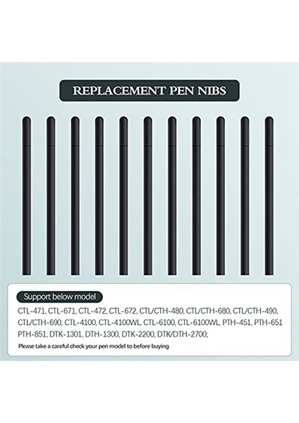 20 Adet Standart Kalem Ucu Bambu CTL471 CTL671 CTL672 CTH480 Için Yedek (Yurt Dışından) fiyatları