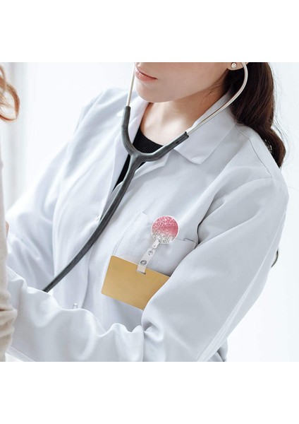 Ofis Çalışanı Için 10 Adet Geri Çekilebilir Rozet Tutucu Kimlik Adı Rozeti Makarası (Yurt Dışından) fiyatları