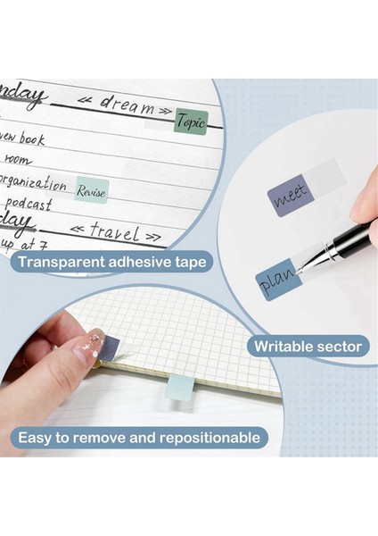 Yapışkanlı Dizin Kendinden Yapışkanlı Kitap Sekmeleri 0,47X1,1 Inç Defterler Içinfiles (Yurt Dışından) modelleri