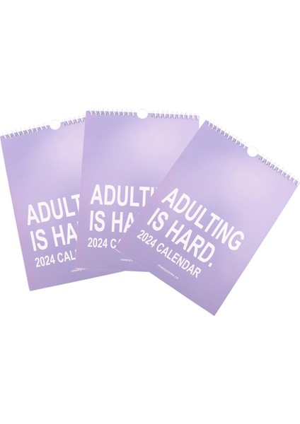 Yetişkinlik Zordur 2024 Takvimi, Aylık Ilham Verici Duvar Takvimi (Yurt Dışından) fiyatları